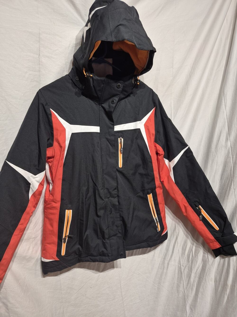 Killtec Level 3 Ski Moto Jacket Waterproof Size 12 Women’s Black White Red.
